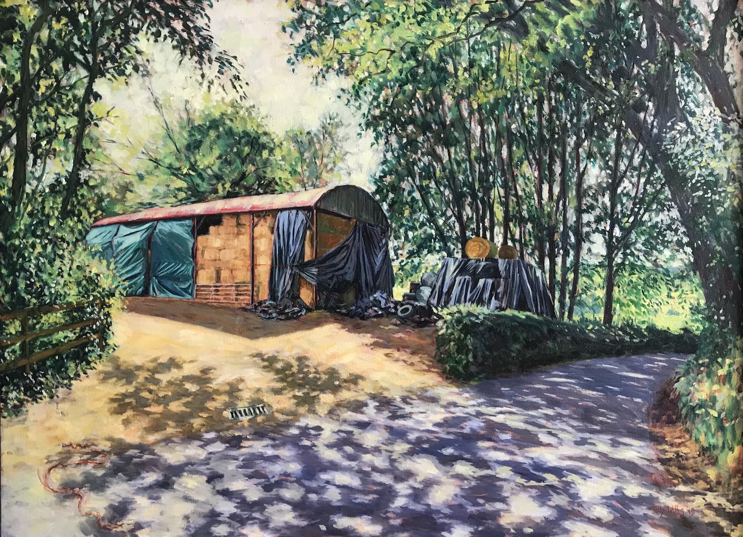 Blackberry Barn, Tilly Willis, oil